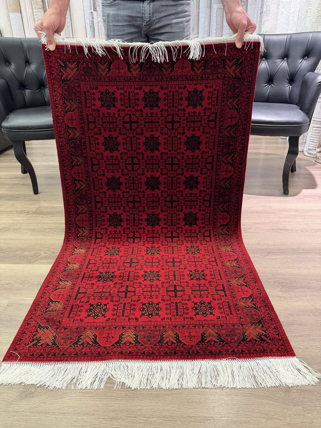 Turkish Silk Prayer Rug Red Islamic Seccade 2x4 Ft Brand New