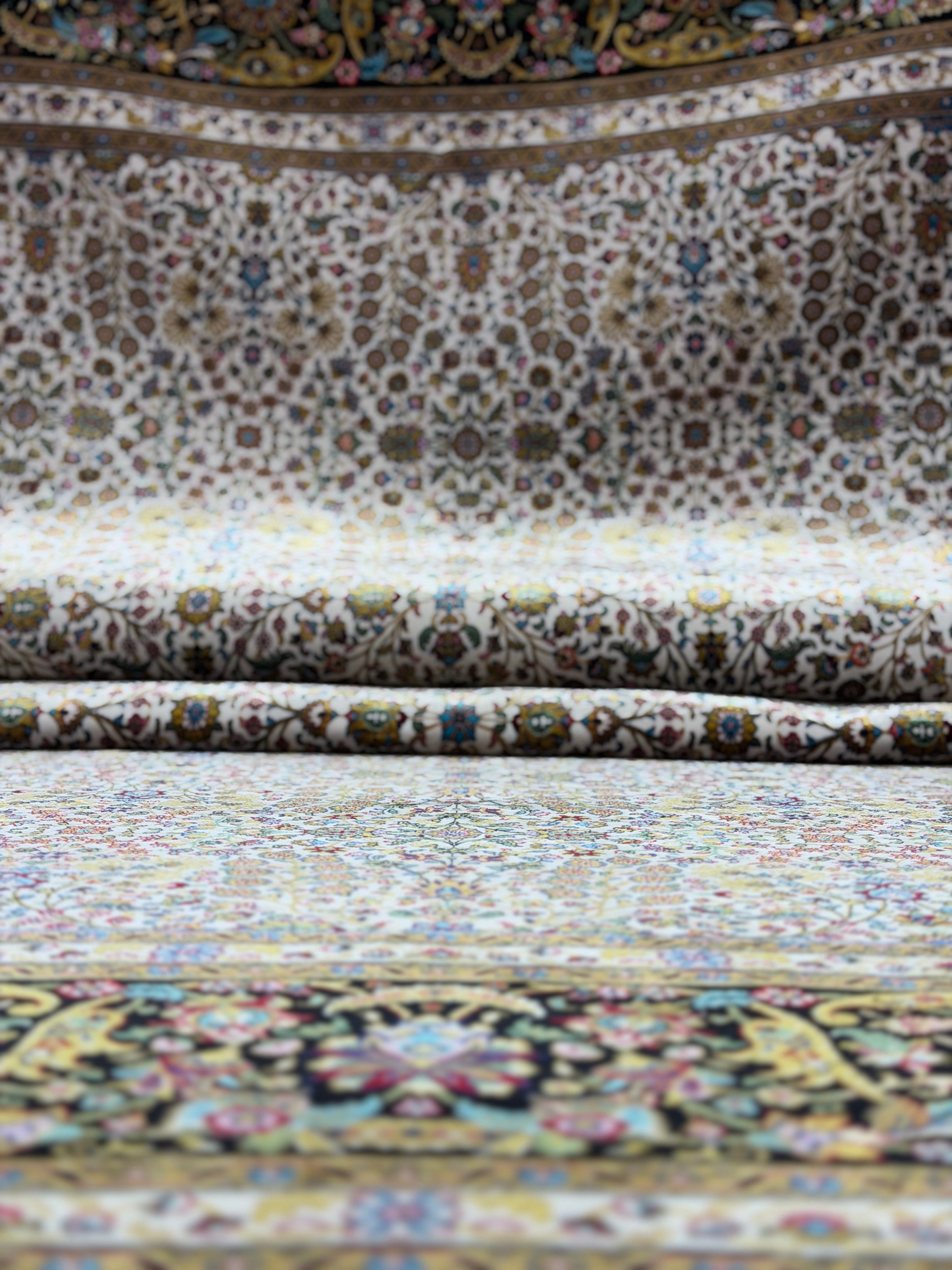 Luxury Turkish Silk Rug 7x10 Ft Oriental Area Carpet Made In Turkey