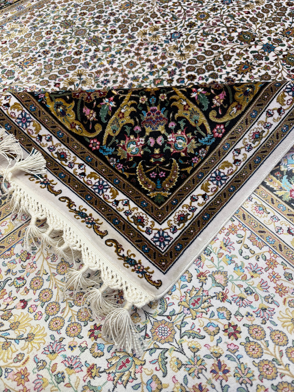 Luxury Turkish Silk Rug 7x10 Ft Oriental Area Carpet Made In Turkey