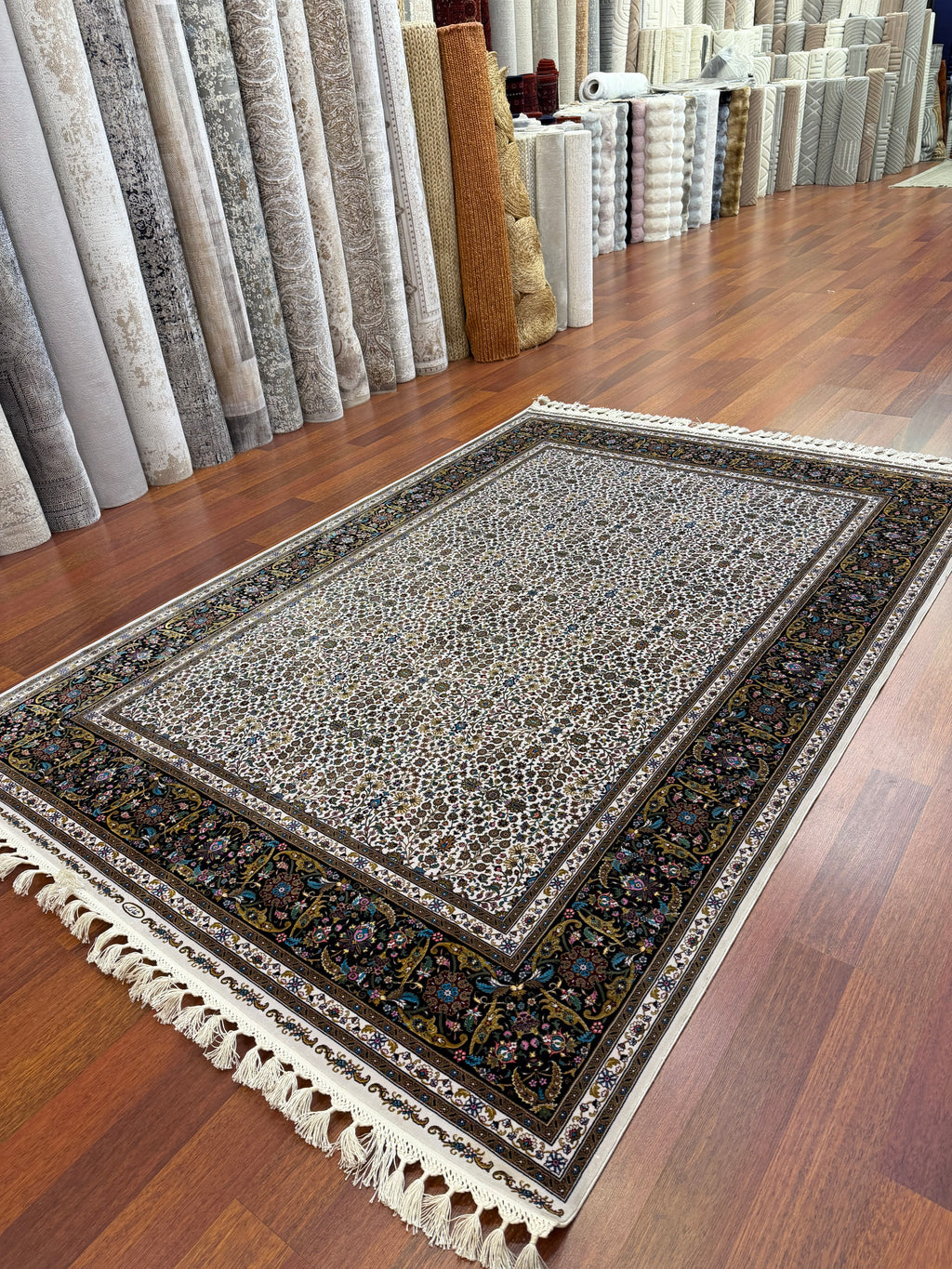 Luxury Turkish Silk Rug 7x10 Ft Oriental Area Carpet Made In Turkey